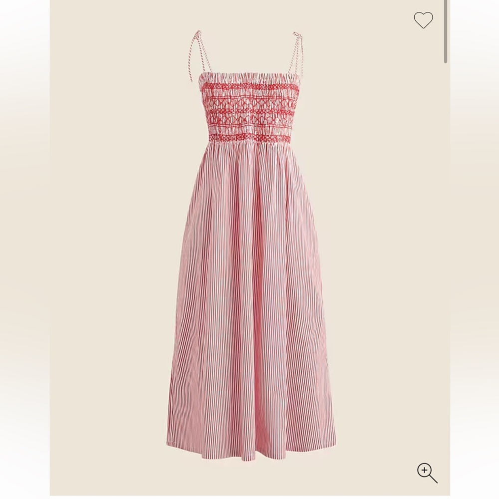 J.Crew Paloma dress in striped cotton poplin XS